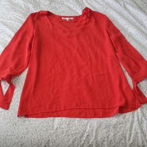 Ladies red blouse